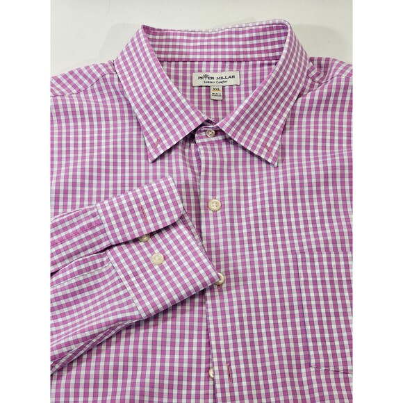 PETER MILLAR Crown Sport Men's XXL Humphrey Performance Sport Shirt EUC - Picture 2 of 6
